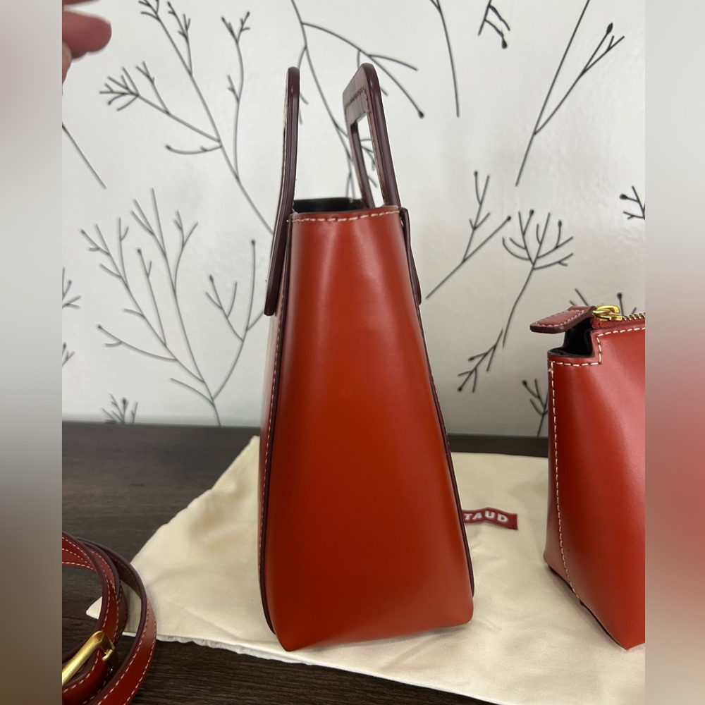 STAUD mini Shirley Red handbag - Picture 7 of 12